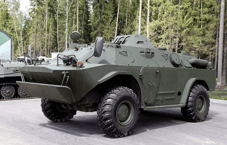 BRDM-2 amphibious armoured scout car