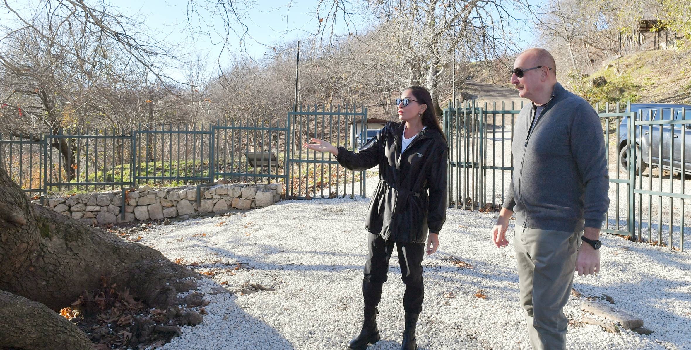 Ilham Aliyev viewed "Chinar Sacred Site" monument complex in village of Shikh Dursun of Khojavand district