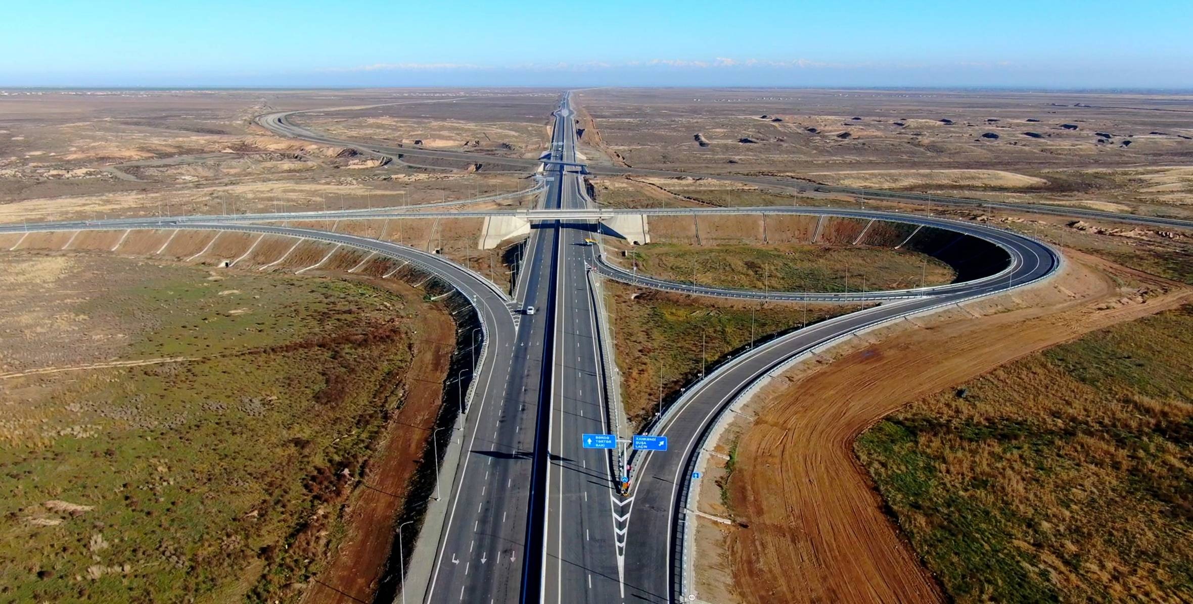 Ilham Aliyev attended the opening of the Barda-Aghdam highway