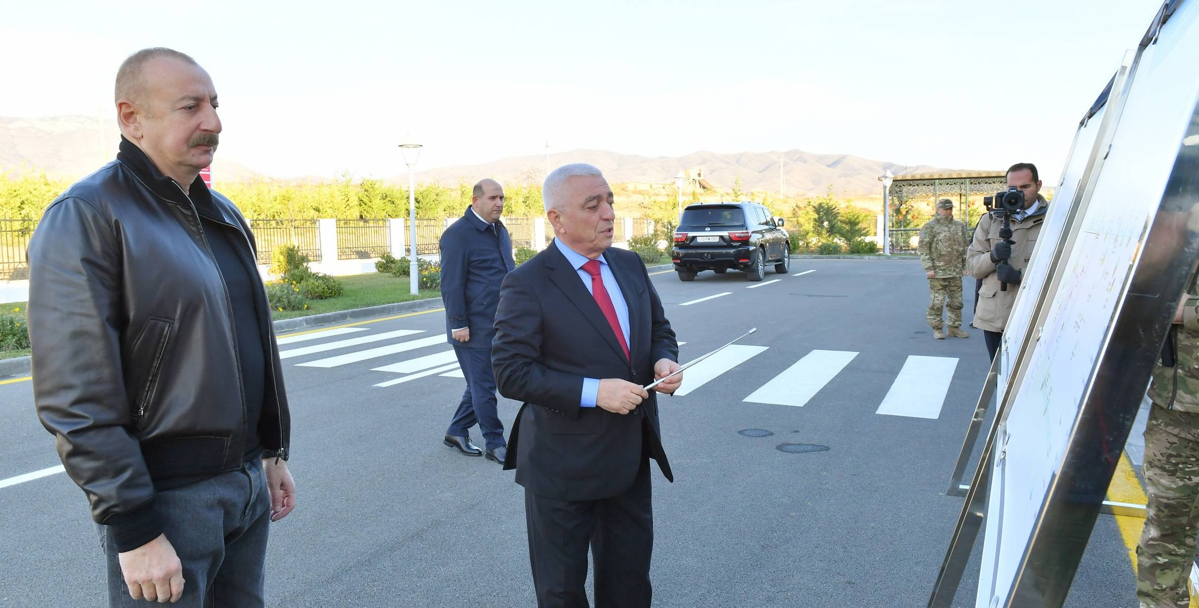 Ilham Aliyev and First Lady Mehriban Aliyeva visited the Aghdam district